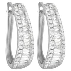 LB Exclusive 14K White Gold 2.90 Ct Diamond Earrings