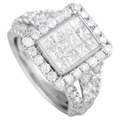 LB Exclusive 14K White Gold 3.05 ct Diamond Ring