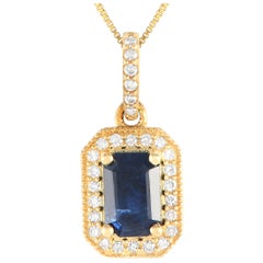 LB Exclusive Collar Colgante Oro Amarillo 14K 0.10ct Diamantes PD4-16050YSA