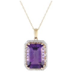 LB Exclusive 14K Gelbgold 0,20ct Diamant-Anhänger Halskette PD4-15513YAM
