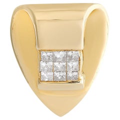 LB Exclusive 14K Yellow Gold 0.25 Ct Diamond Pendant