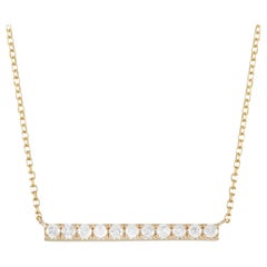 LB Exclusive 14K Yellow Gold 0.25 ct Diamond Pendant Necklace