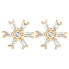 LB Exclusive 14K Yellow Gold 0.25ct Diamond Earrings