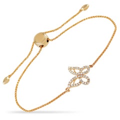 LB Exclusive 14K Gelbgold 0,30 ct Diamant Schmetterlingsarmband