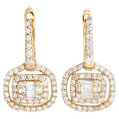 LB Exclusive 14K Yellow Gold 0.68ct Diamond Earrings ER27898