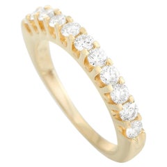 LB Exclusive 14K Yellow Gold 0.90 Ct Diamond Half-Eternity Ring