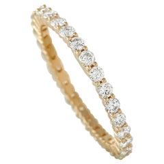 infinity promise ring LB Exclusive 14K Yellow Gold 1.00 Ct Diamond Infinity Ring
