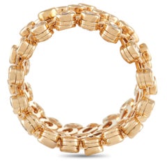 LB Exclusive Bague/bracelet extensible en or jaune 14 carats avec diamants 1,10 carat