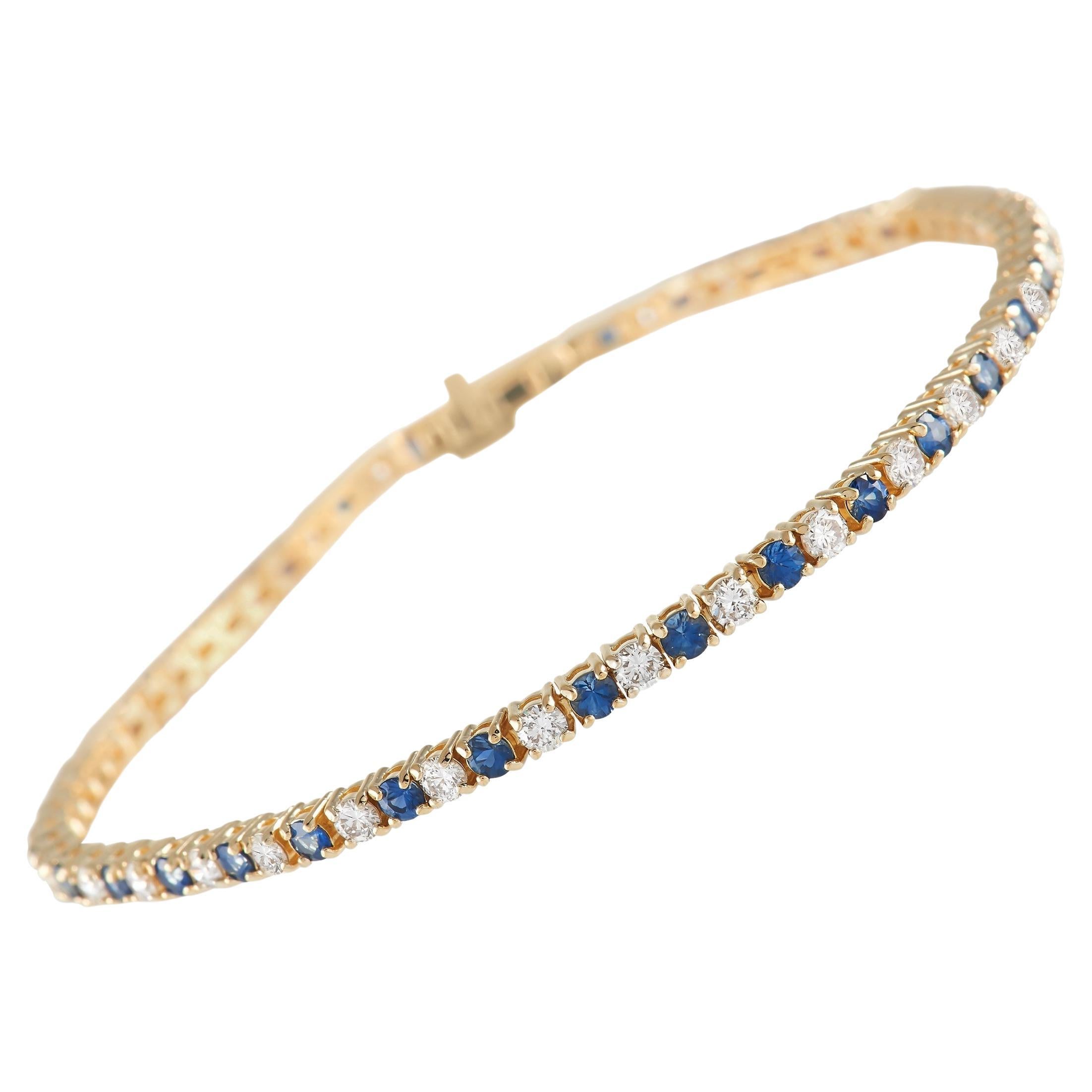 Harry Winston Diamond and Platinum Double Tennis Bracelet at 1stDibs