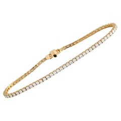 LB Exclusive 14K Yellow Gold 2.51ct Diamond Tennis Bracelet