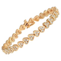 LB Exclusive 14K Yellow Gold 2.70 ct Diamond Hoop Earrings