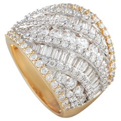 LB Exclusive 14K Yellow Gold 3.10 ct Diamond Ring