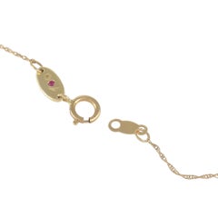 LB Exclusive 14K Yellow Gold Hockey Pendant Necklace