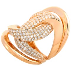 LB Exclusive 18 Karat Rose Gold 1.50 Carat Diamond Ring