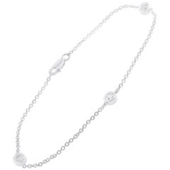 LB Exklusive 18 Karat Weißgold 0,37 Karat Diamant-Armband