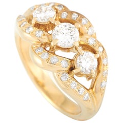 LB Exclusive 18 Karat Yellow Gold 1.03 Carat Diamond Ring