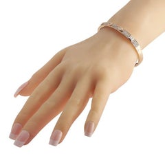 LB Exclusive 18k Rose Gold 2.47 Carat Diamond Bangle Bracelet