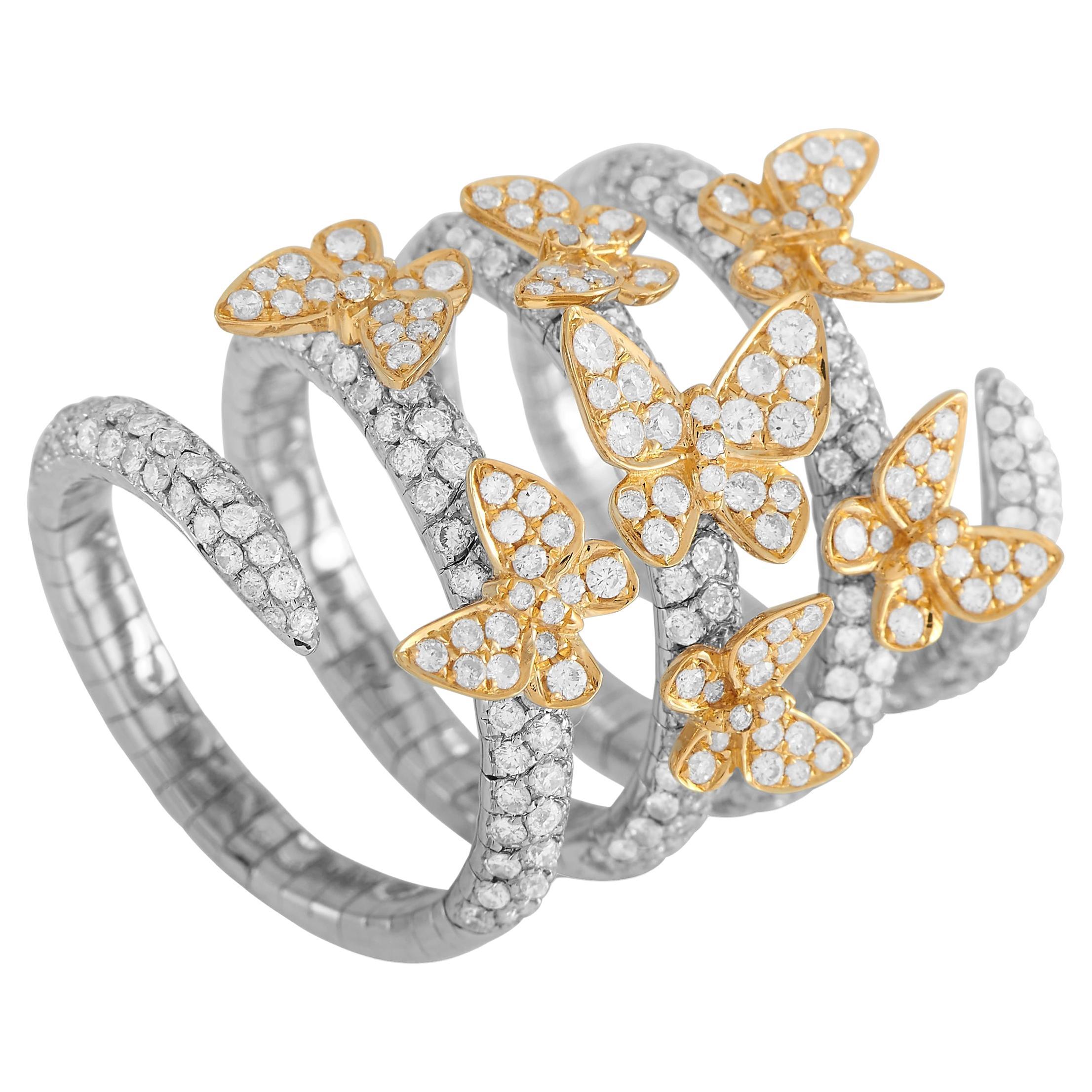 LB Exclusive 18K Yellow Gold Coral Ring For Sale at 1stDibs