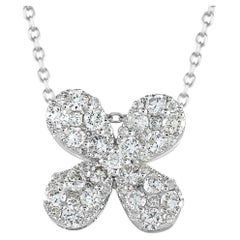 LB Exclusive 18K White Gold 0.50 Ct Diamond Necklace