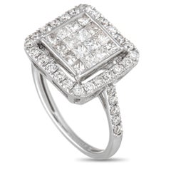 LB Exclusive 18K White Gold 1.00 ct Diamond Ring