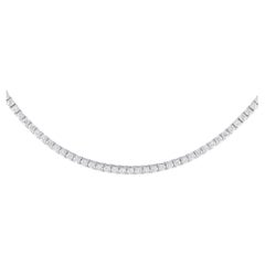 LB Exclusive Collier en or blanc 18 carats avec diamants 10,32 carats