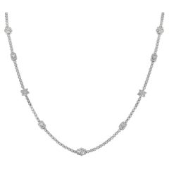 LB Exclusive 18K White Gold 10.65 ct Diamond Necklace