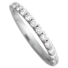 LB Exklusive 18K Weißgold 1,30 Karat Diamant-Eternity-Ring