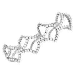 LB Exclusive 18k White Gold 13.20 Ct Diamond Bracelet