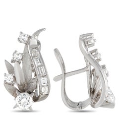 LB Exclusive 18k White Gold 1.50ct Diamond Earrings