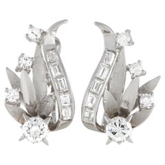 LB Exclusive 18k White Gold 1.50ct Diamond Earrings