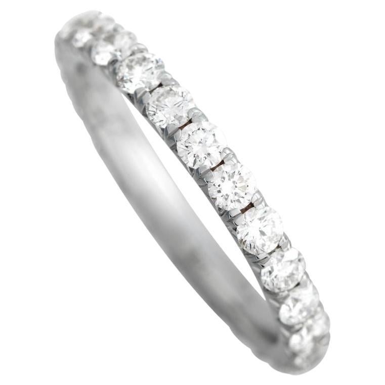 LB Exclusive 18K White Gold 1.75 Ct Diamond Eternity Band Ring