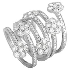 Bague LB Exclusive en or blanc 18 carats avec diamants de 1,76 carat