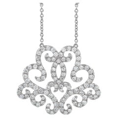 LB Exclusive 18K White Gold 1.81 ct Diamond Necklace