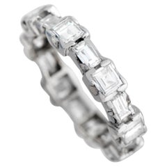 LB Exclusive 18K White Gold 2.25 Ct Diamond Eternity Band Ring
