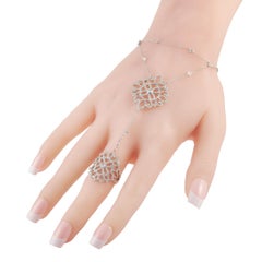 LB Exclusive 18K White Gold 2.45 Ct Diamond Bracelet Ring