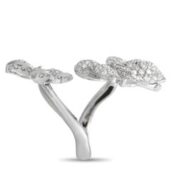 LB Exclusive 18k White Gold 2.49 Carat Diamond Butterfly Ring