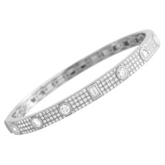 LB Exclusive 18K White Gold 2.50ct Diamond Pave Bracelet