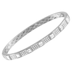 LB Exclusive Bracelet en or blanc 18 carats avec diamants de 2,65 carats