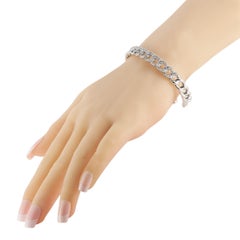 LB Exklusive Manschettenarmband, 18 Karat Weißgold 2,90 Karat Diamant