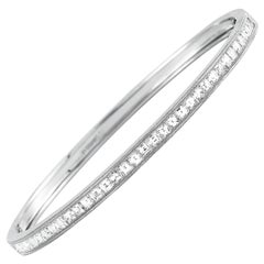 LB Exclusive 18 Karat White Gold 3.02 Carat Diamond Bracelet