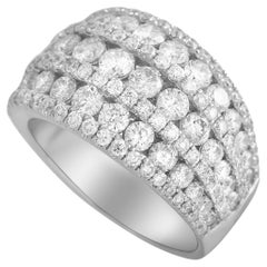 LB Exclusive 18K White Gold 3.18 Ct Diamond Ring
