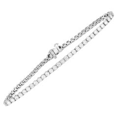 LB Exclusive 18k White Gold 3.24 Ct Diamond Tennis Bracelet LB Exclusive 18k White Gold 3.24 Ct Diamond Tennis Bracelet