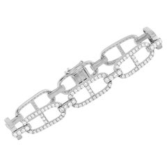 LB Exclusive 18K White Gold 3.52 Ct Diamond Bracelet