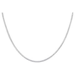 LB Exclusive 18K White Gold 4.36 ct Diamond Necklace
