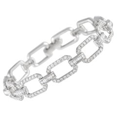 LB Exclusive 18K White Gold 4.50 ct Diamond Bracelet