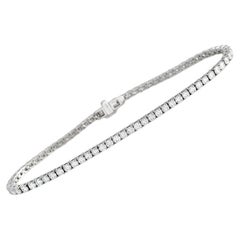 LB Exclusive 18K White Gold 4.54 ct Diamond Tennis Bracelet