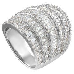 LB Exclusive 18K White Gold 4.75 Ct Diamond Ring
