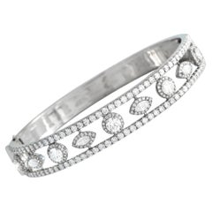 LB Exclusive Bracelet en or blanc 18 carats avec diamants de 4,95 carats