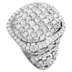 LB Exclusive 18K White Gold 5.03 ct Diamond Ring