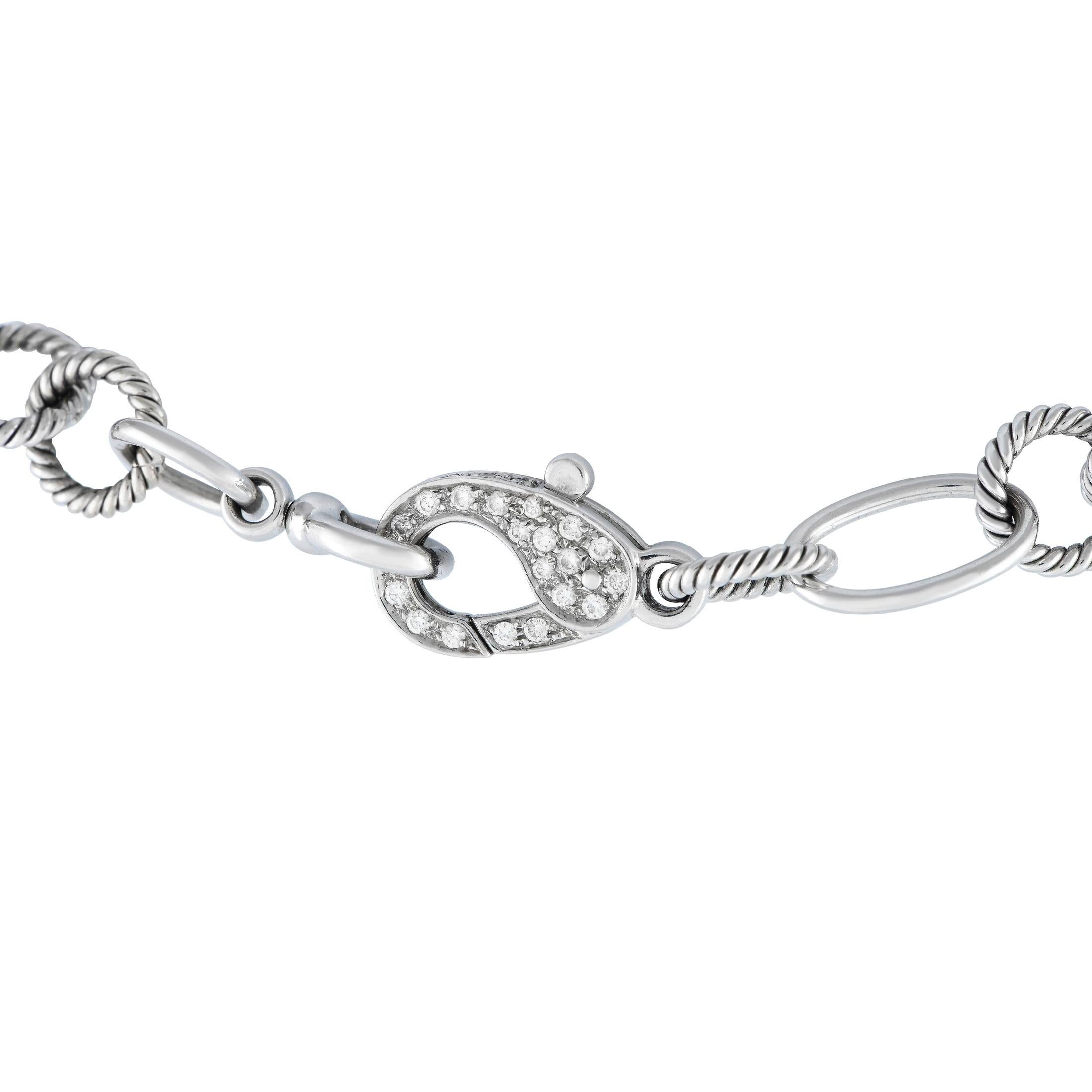 LB Exclusive 18k Weißgold 5,0 Karat Diamant Herz-Anhänger Halskette (Rundschliff)